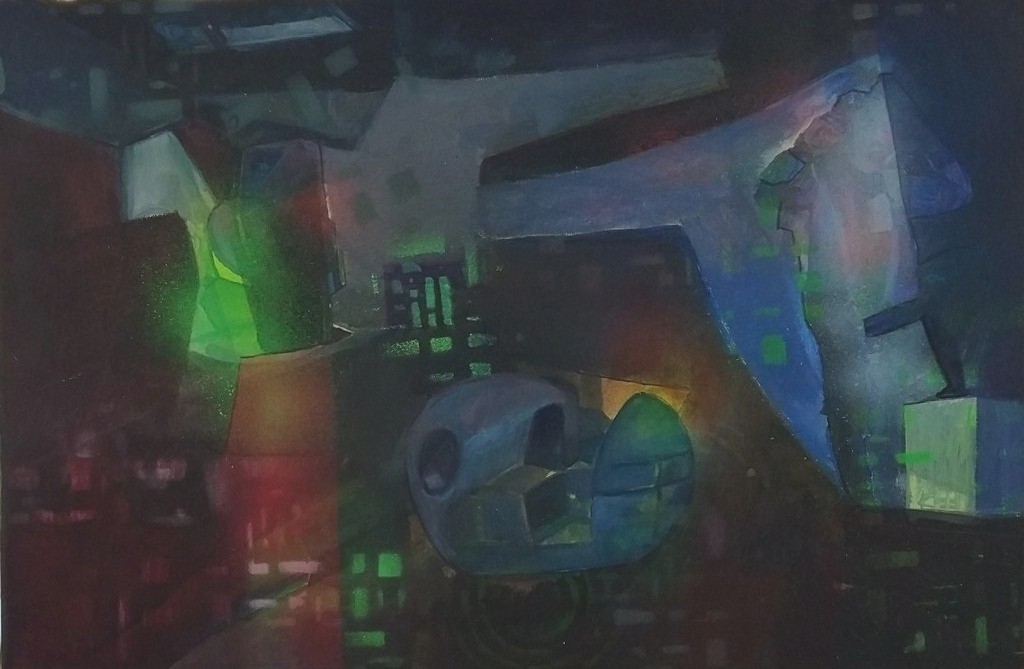 RESIDENCIES,40cmx60cm acrylic and spray colours